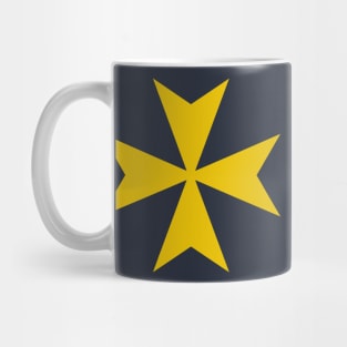 Cross of Saint John / Maltese cross (gold) Mug